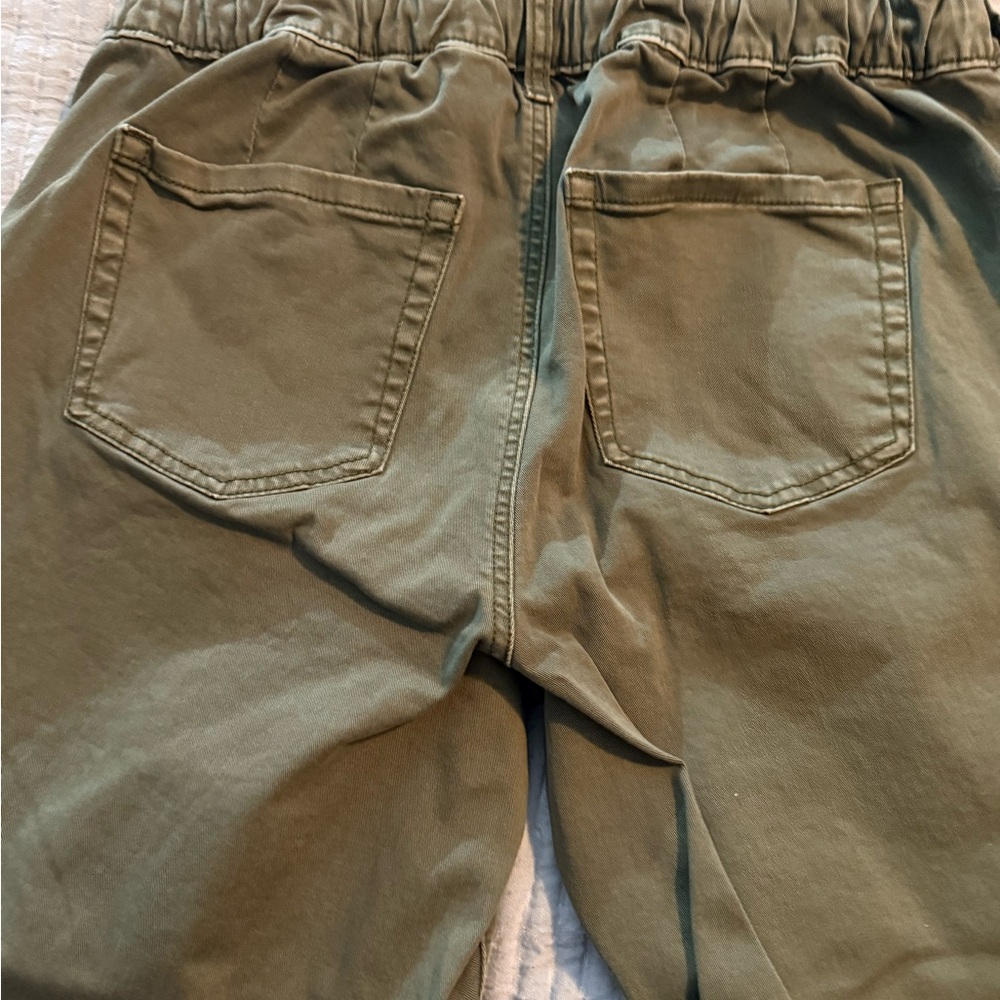 Torrid- Drawstring- Olive Green Cargo Pant- Size 00  - EUC!! - Picture 2 of 3